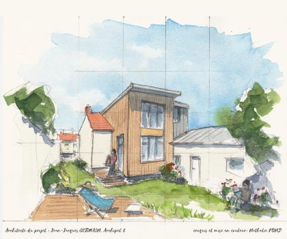 architecte Patrick Poirier dessin Nathalie Fond